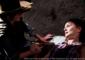 The Walking Dead, Lori Dies on the walking dead